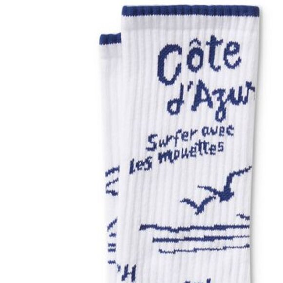 Polo Ralph Lauren Men's Cote D'Azur Graphic Logo Socks - Picture 4 of 4